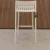 silla de bar spritz ecru con cojin..