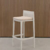 silla de bar spritz ecru con cojin